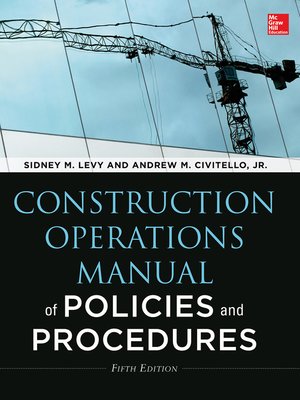 cover image of Construction Operations Manual of Policies and Procedures